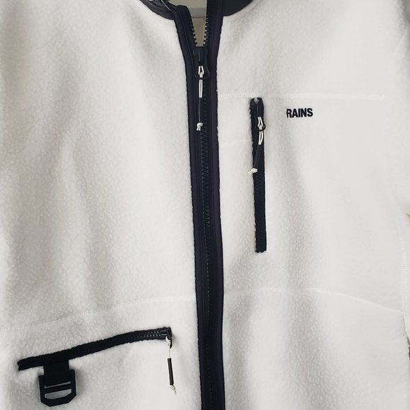 Rains White Jacket for Men or Women - Picture 9 of 11